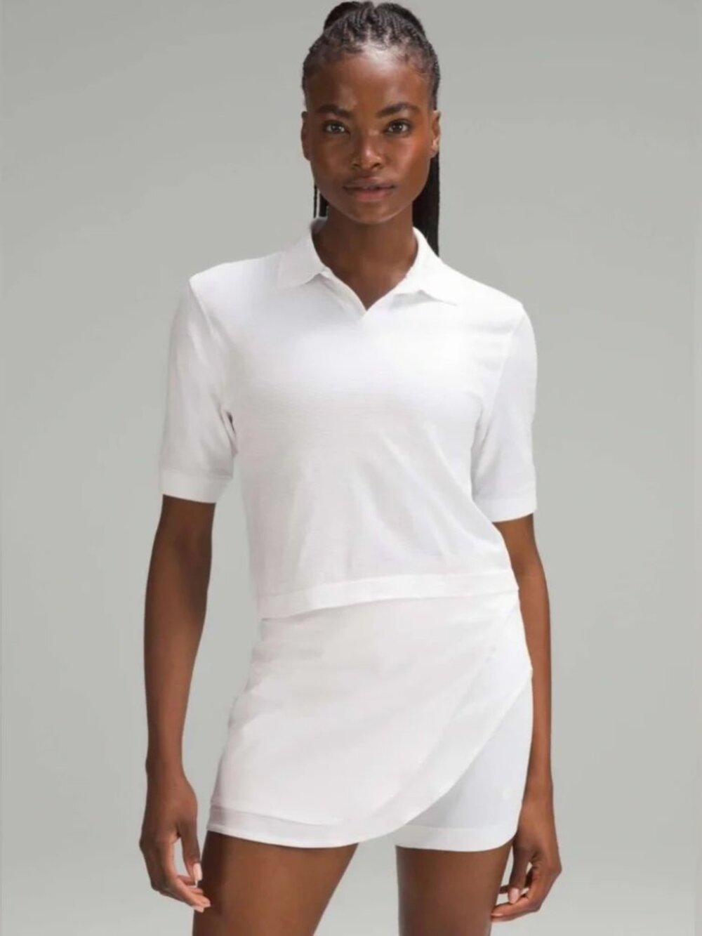 Lululemon Swiftly Tech Relaxed-Fit Polo Shirt - white/white
